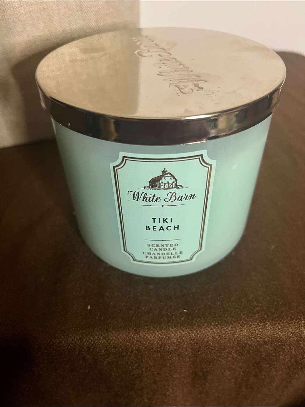 White Barn three wick candle discontinued scent Tiki Beach bath & body works